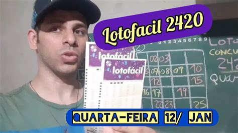 lotofácil 2520,lotofacil 2420 de quarta